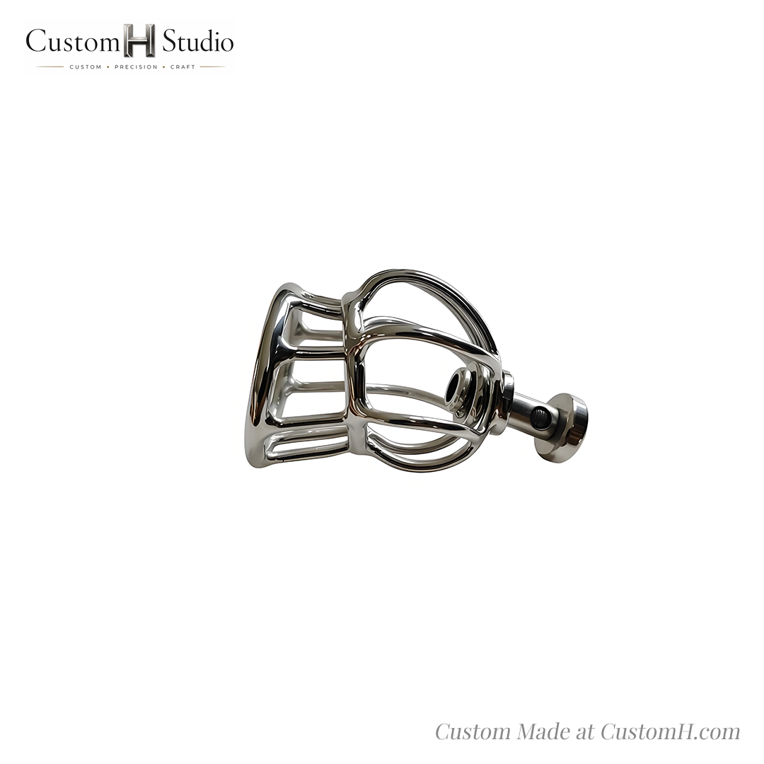 Custom Chastity Cage | Item #109 glans Boat-shaped lock
