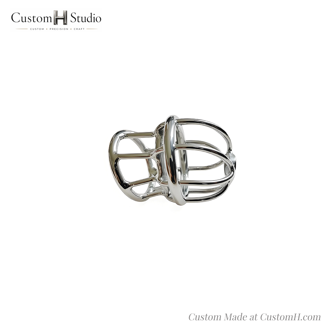 Custom Chastity Cage | Item #118 Boat-shaped,glans lock