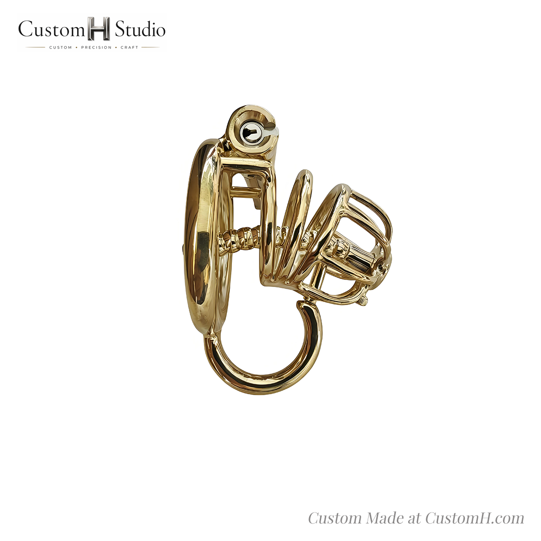 Custom Chastity Cage | Item #240 catheter,Colored lock,PA