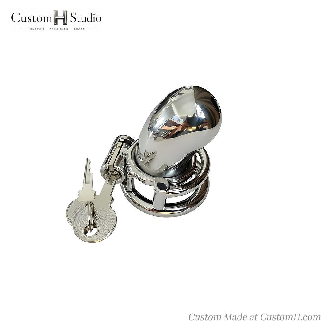 Custom Chastity Cage | Item #245 Full-coverage lock